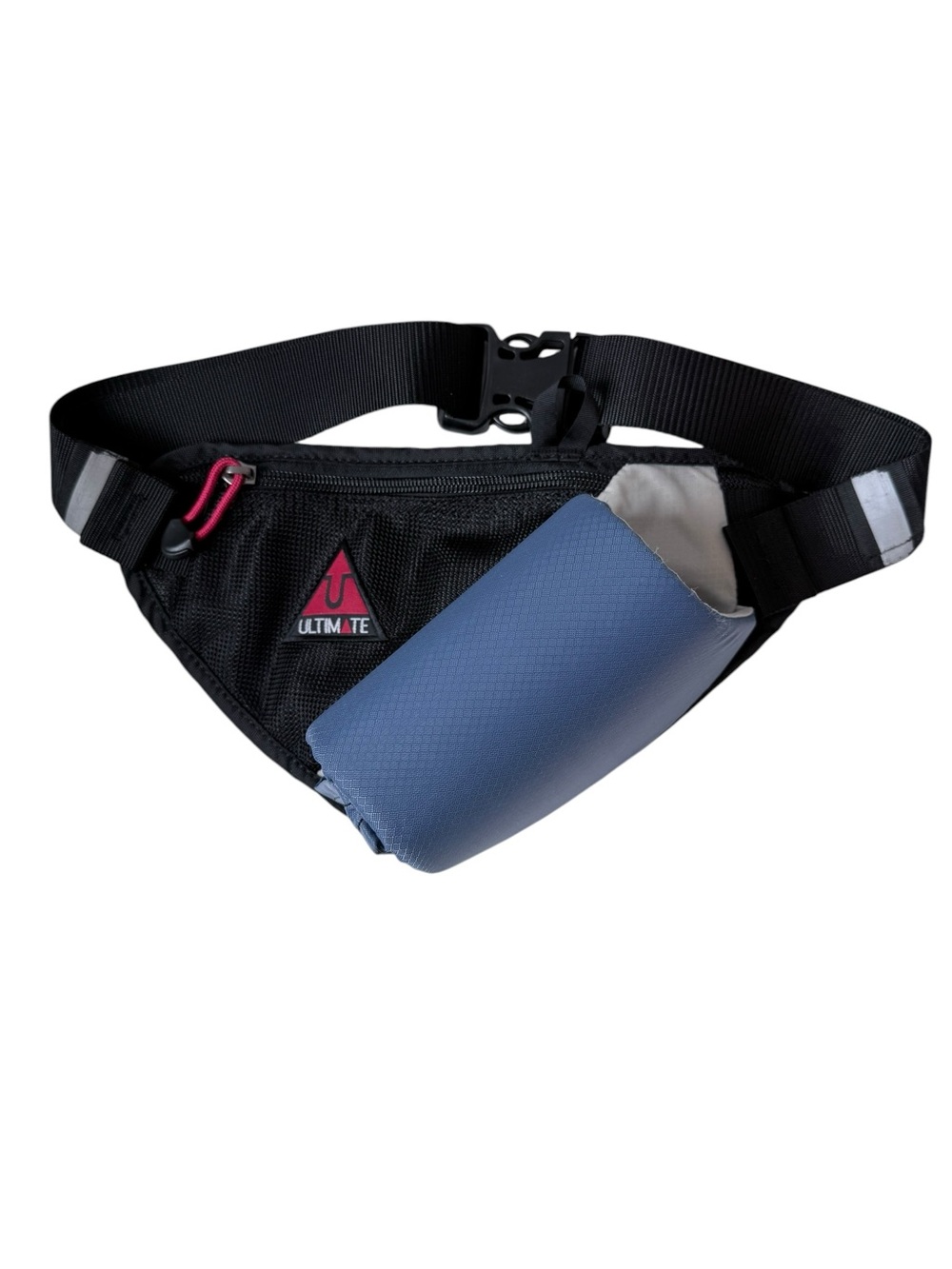 Ultimate Running Hydration Belt Black Blue OS